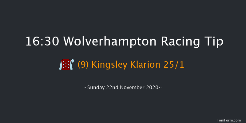 Bombardier 'March To Your Own Drum' Handicap (Div 1) Wolverhampton 16:30 Handicap (Class 6) 7f Sat 21st Nov 2020