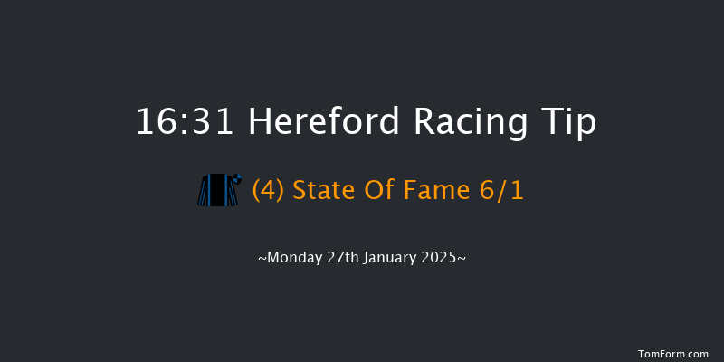 Hereford  16:31 Handicap Hurdle (Class 5) 22f Wed 15th Jan 2025