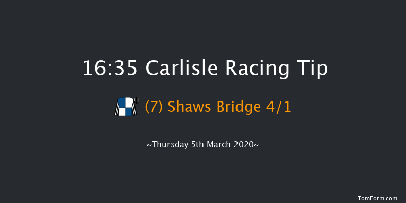 Watch Racing Tv Now Novices' Hurdle Carlisle 16:35 Maiden Hurdle (Class 4) 17f Mon 17th Feb 2020