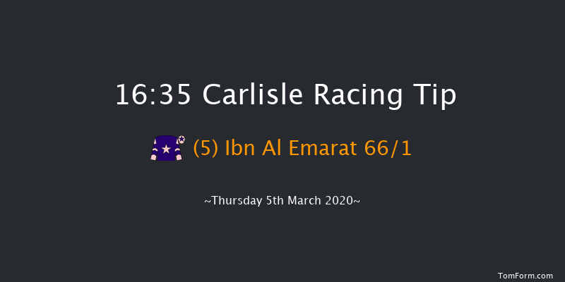 Watch Racing Tv Now Novices' Hurdle Carlisle 16:35 Maiden Hurdle (Class 4) 17f Mon 17th Feb 2020