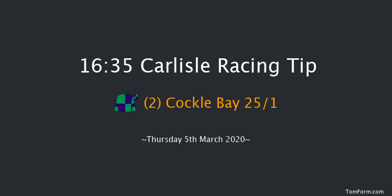 Watch Racing Tv Now Novices' Hurdle Carlisle 16:35 Maiden Hurdle (Class 4) 17f Mon 17th Feb 2020