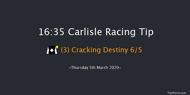 Watch Racing Tv Now Novices' Hurdle Carlisle 16:35 Maiden Hurdle (Class 4) 17f Mon 17th Feb 2020