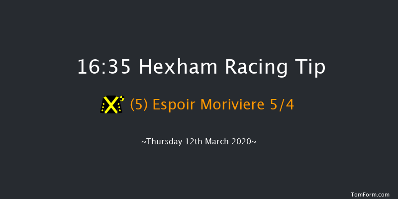 Hexham Racecourse Holiday Home & Caravan Park Handicap Hurdle Hexham 16:35 Handicap Hurdle (Class 5) 23f Wed 11th Dec 2019