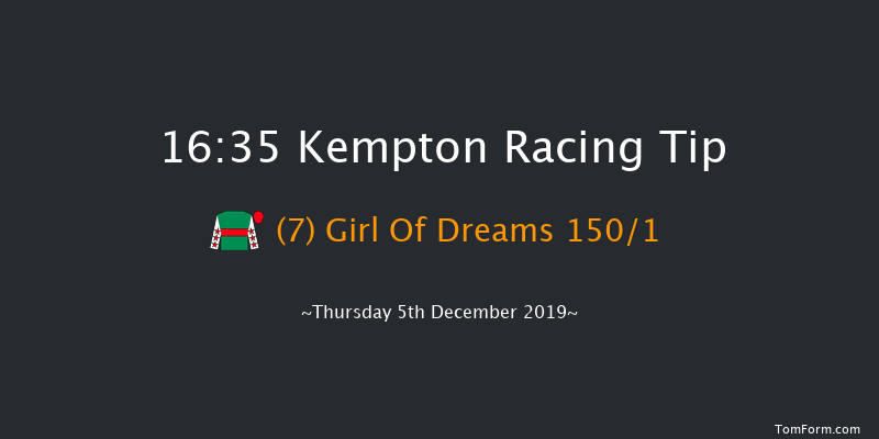 Kempton 16:35 Maiden (Class 5) 7f Wed 4th Dec 2019