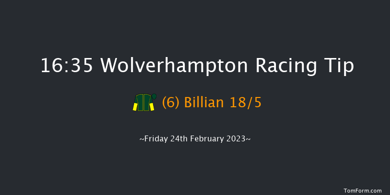 Wolverhampton 16:35 Handicap (Class 6) 6f Mon 13th Feb 2023