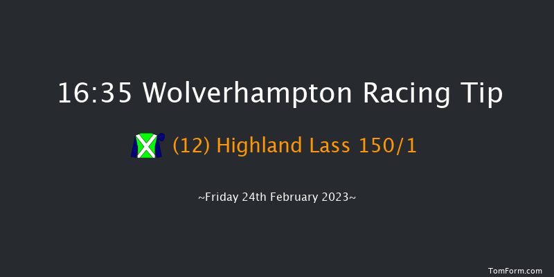 Wolverhampton 16:35 Handicap (Class 6) 6f Mon 13th Feb 2023