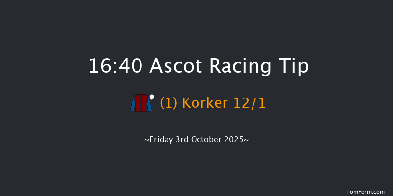 Ascot 16-40 (Class 2) 6f Sat 6th Sep 2025
