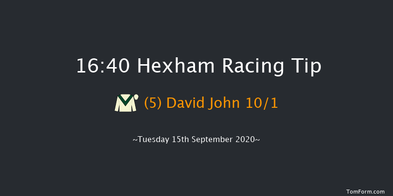 Visit Hexham Racecourse Caravan Park Handicap Hurdle Hexham 16:40 Handicap Hurdle (Class 5) 23f Wed 2nd Sep 2020
