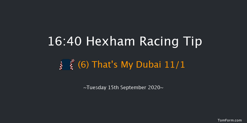 Visit Hexham Racecourse Caravan Park Handicap Hurdle Hexham 16:40 Handicap Hurdle (Class 5) 23f Wed 2nd Sep 2020