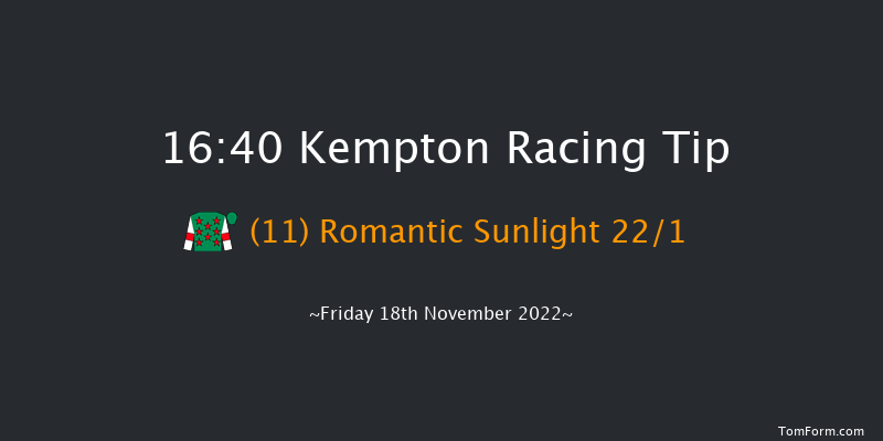 Kempton 16:40 Handicap (Class 6) 8f Wed 16th Nov 2022