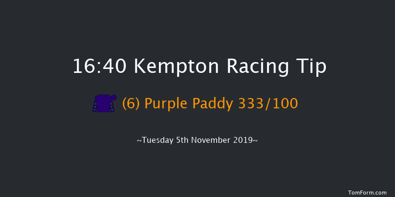 Kempton 16:40 Handicap (Class 6) 8f Mon 4th Nov 2019