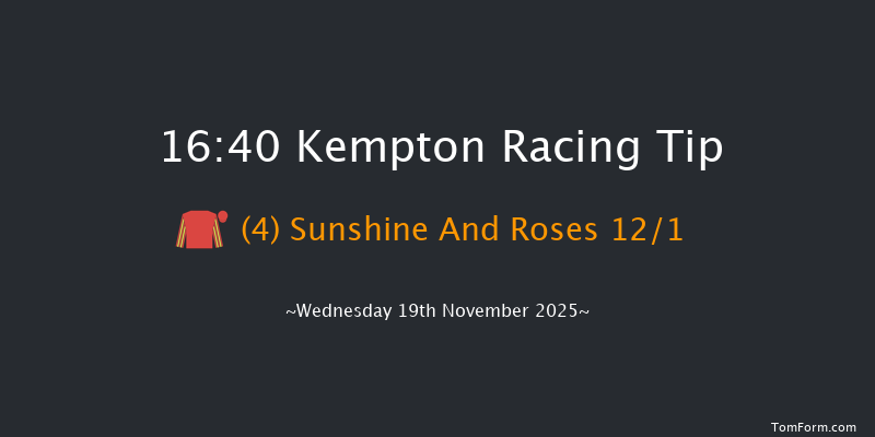 Kempton 16-40 (Class 6) 8f Mon 10th Nov 2025