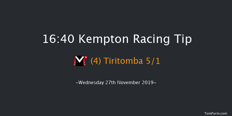 Kempton 16:40 Handicap (Class 5) 8f Mon 25th Nov 2019