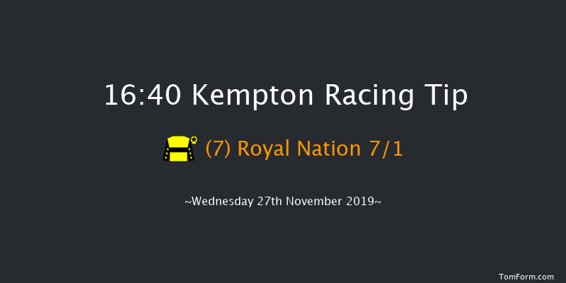 Kempton 16:40 Handicap (Class 5) 8f Mon 25th Nov 2019