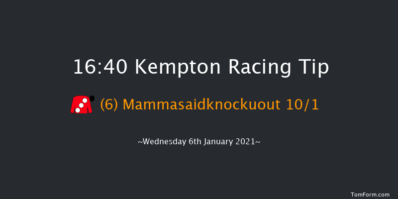 Unibet 3 Uniboosts A Day Handicap Kempton 16:40 Handicap (Class 5) 6f Sun 27th Dec 2020