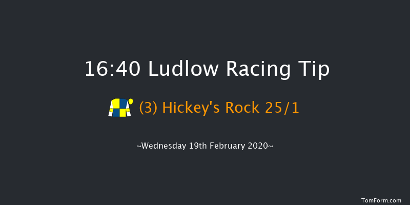 Fairway Cafe Novices' Handicap Chase Ludlow 16:40 Handicap Chase (Class 4) 16f Wed 5th Feb 2020