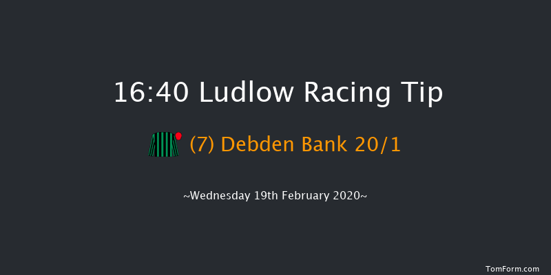 Fairway Cafe Novices' Handicap Chase Ludlow 16:40 Handicap Chase (Class 4) 16f Wed 5th Feb 2020