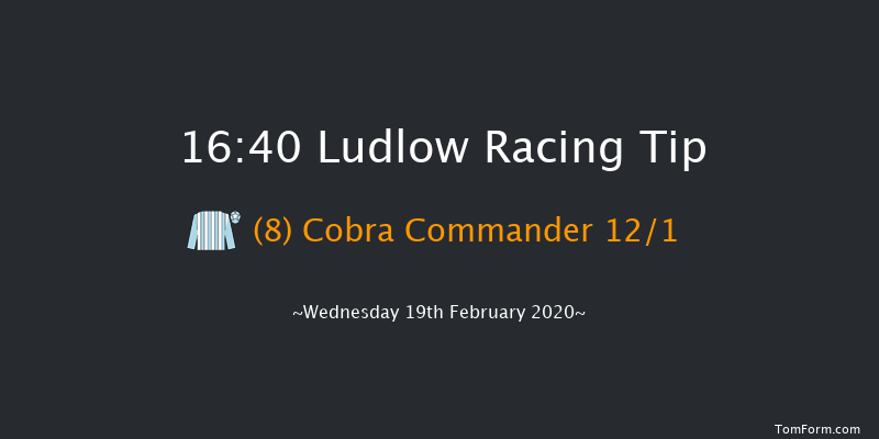 Fairway Cafe Novices' Handicap Chase Ludlow 16:40 Handicap Chase (Class 4) 16f Wed 5th Feb 2020