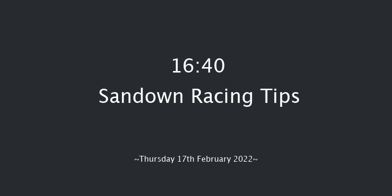 Sandown 16:40 Handicap Hurdle (Class 4) 20f Sat 5th Feb 2022