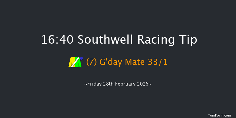 Southwell  16:40 Handicap (Class 4) 6f Sat 22nd Feb 2025