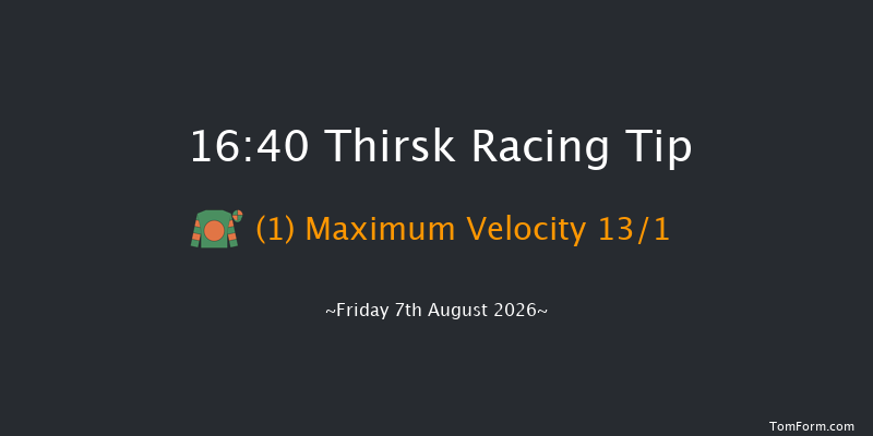 Thirsk 16-40 (Class 6) 6f Sat 1st Aug 2026