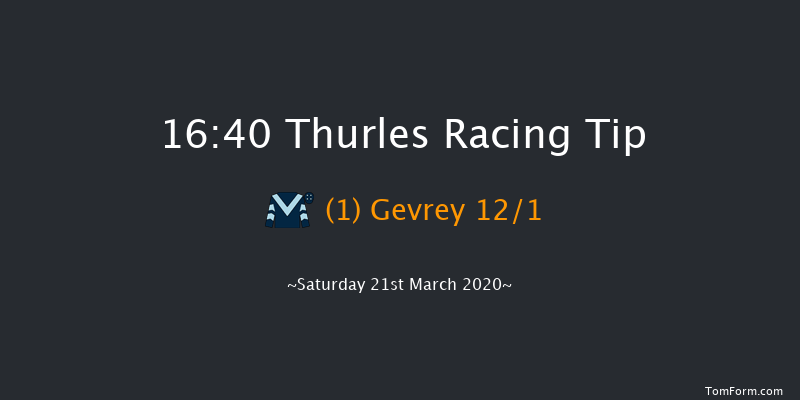 www.thurlesraces.ie (Pro/Am) Flat Race Thurles 16:40 NH Flat Race 16f Thu 5th Mar 2020