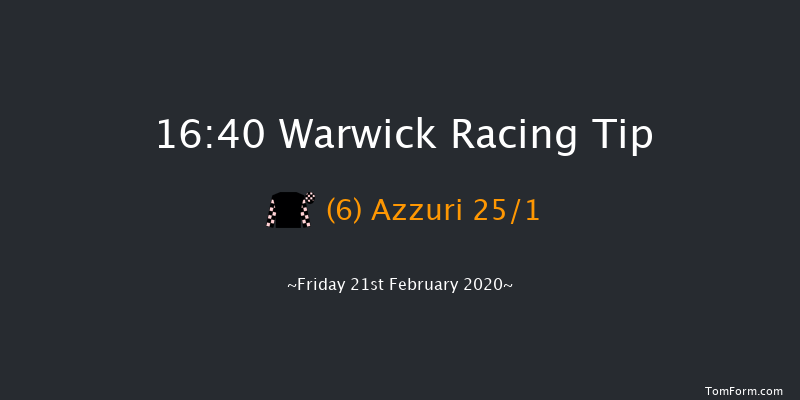 Feldon Dunsmore Budbrooke Handicap Chase Warwick 16:40 Handicap Chase (Class 2) 20f Sat 8th Feb 2020