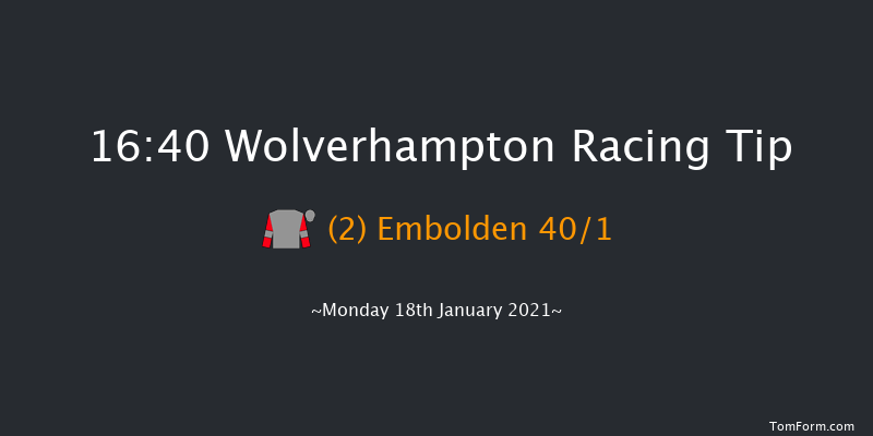 Bombardier British Hopped Amber Beer Claiming Stakes Wolverhampton 16:40 Claimer (Class 6) 7f Mon 11th Jan 2021