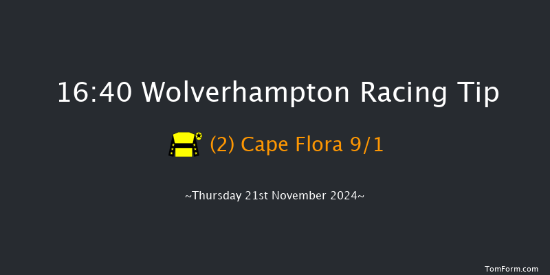Wolverhampton  16:40 Maiden (Class 5) 8.5f Mon 18th Nov 2024