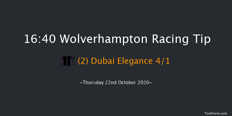Bombardier Handicap (Div 1) Wolverhampton 16:40 Handicap (Class 6) 7f Mon 19th Oct 2020