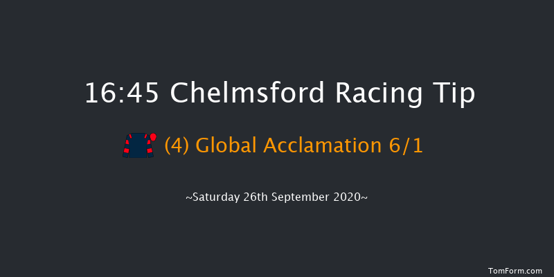 tote Placepot Your First Bet Handicap Chelmsford 16:45 Handicap (Class 6) 7f Sun 20th Sep 2020