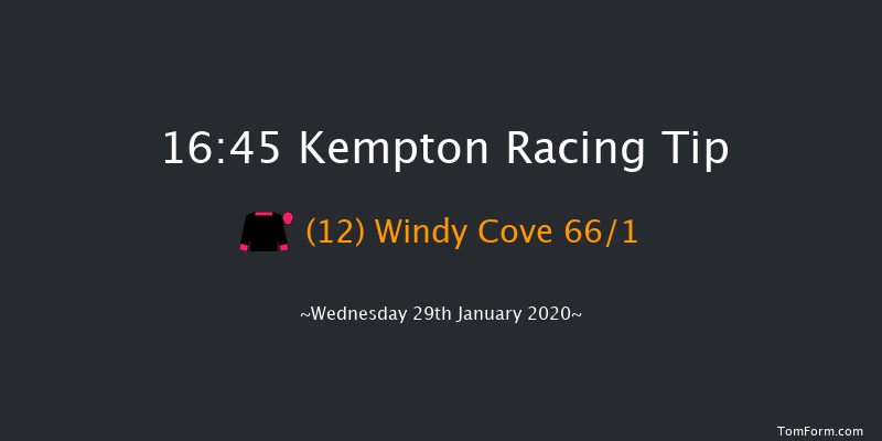Kempton 16:45 Maiden (Class 5) 8f Sat 25th Jan 2020