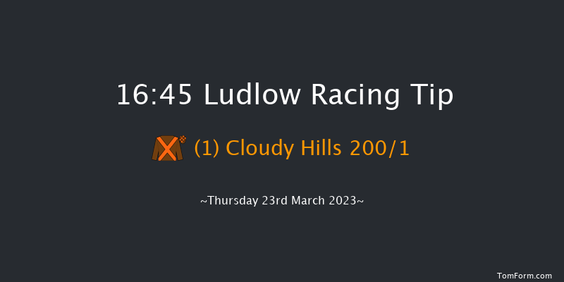 Ludlow 16:45 Maiden Hurdle (Class 4) 21f Thu 2nd Mar 2023