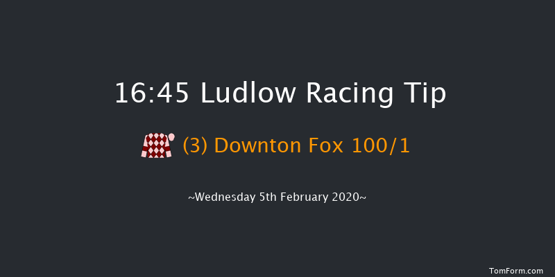 Ludlow 16:45 Maiden Hurdle (Class 4) 21f Thu 16th Jan 2020