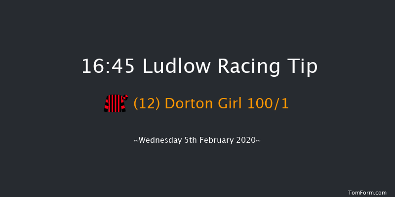 Ludlow 16:45 Maiden Hurdle (Class 4) 21f Thu 16th Jan 2020
