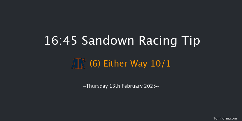Sandown  16:45 Handicap Hurdle (Class 4) 20f Sat 1st Feb 2025