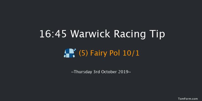 Warwick 16:45 Handicap Hurdle (Class 4) 16f Tue 24th Sep 2019
