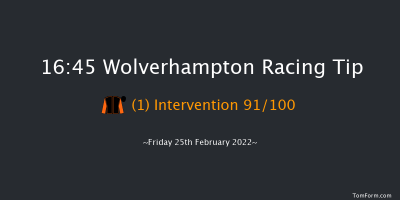 Wolverhampton 16:45 Handicap (Class 6) 6f Mon 14th Feb 2022