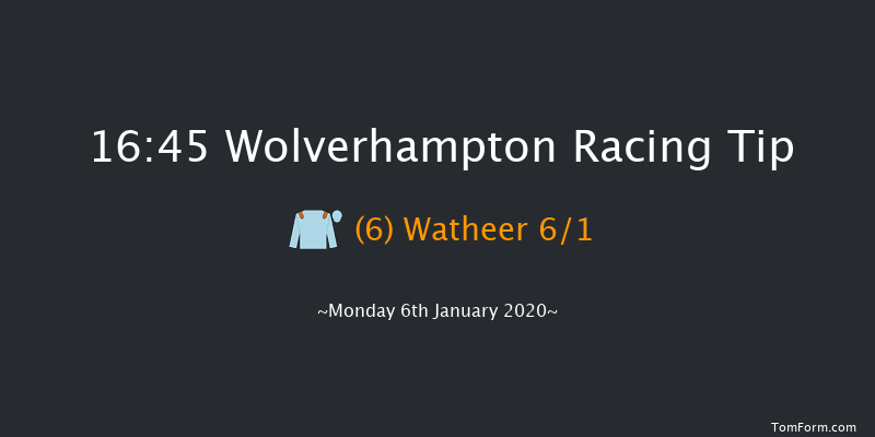 Wolverhampton 16:45 Handicap (Class 6) 7f Fri 3rd Jan 2020