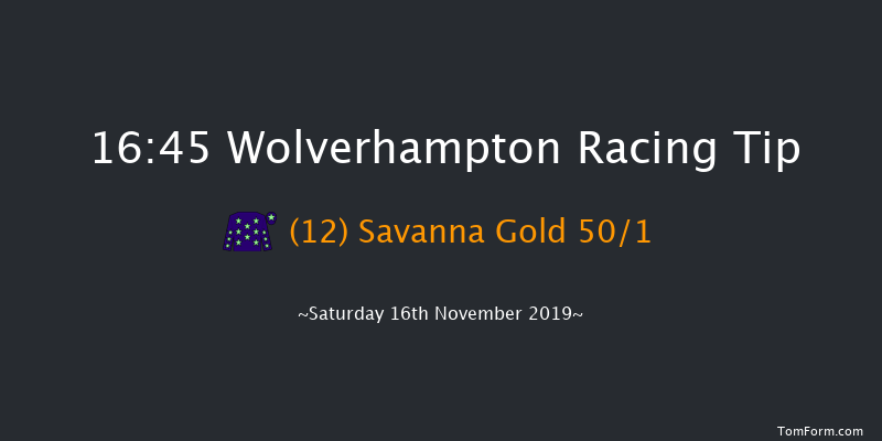 Wolverhampton 16:45 Stakes (Class 5) 10f Wed 6th Nov 2019