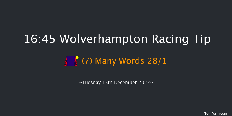 Wolverhampton 16:45 Handicap (Class 6) 14f Mon 12th Dec 2022