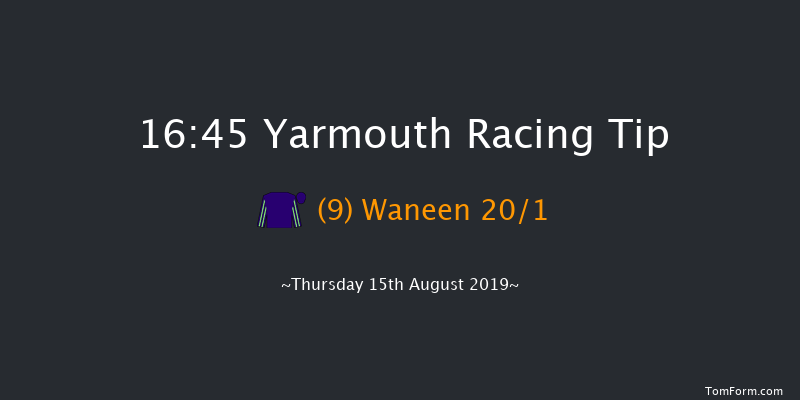 Yarmouth 16:45 Handicap (Class 6) 5f Thu 8th Aug 2019