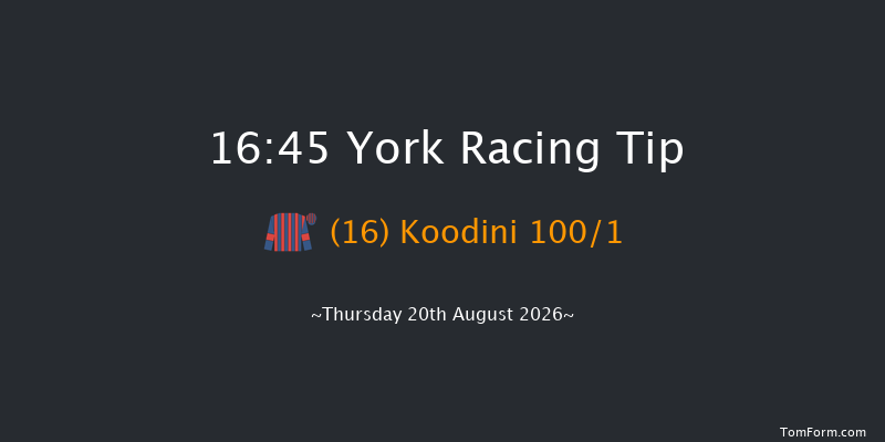 York 16-45 (Class 2) 7f Wed 19th Aug 2026