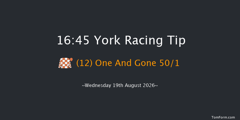 York 16-45 (Class 2) 5f Sun 26th Jul 2026