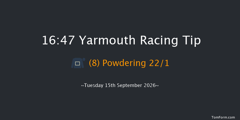 Yarmouth 16-47 (Class 3) 6f Sun 30th Aug 2026