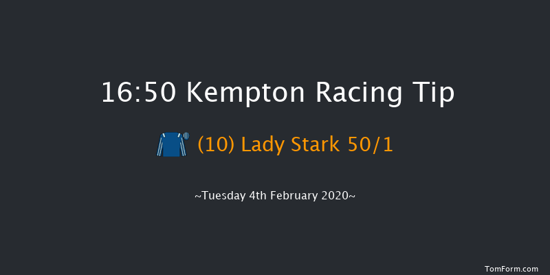 Kempton 16:50 Handicap (Class 6) 6f Sat 1st Feb 2020