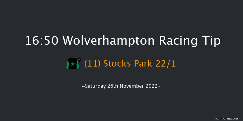 Wolverhampton 16:50 Stakes (Class 5) 5f Sat 19th Nov 2022