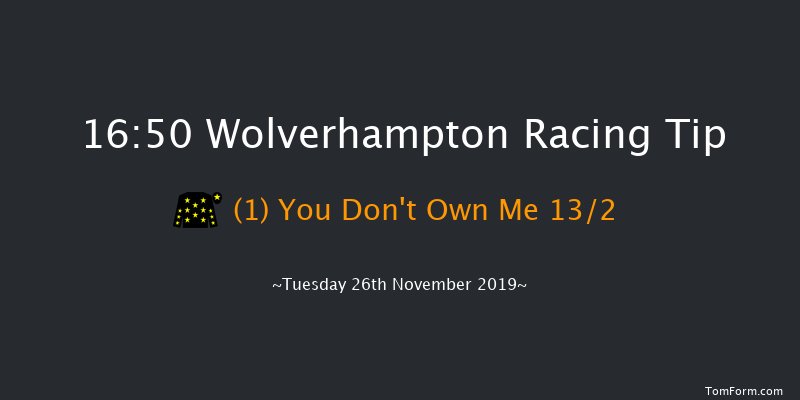 Wolverhampton 16:50 Handicap (Class 6) 7f Sat 23rd Nov 2019