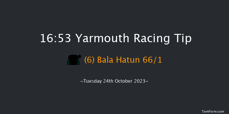 Yarmouth 16:53 Handicap (Class 6) 6f Mon 16th Oct 2023