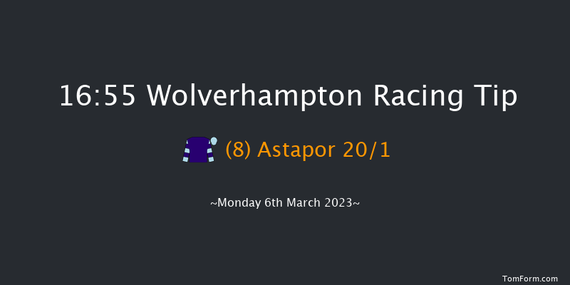 Wolverhampton 16:55 Handicap (Class 6) 6f Sat 4th Mar 2023